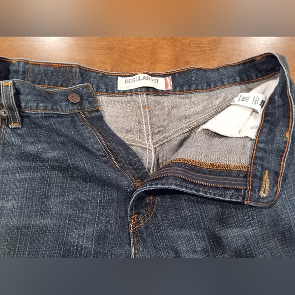 Regular fit Levi's 505   W36. L32. Blue jeans - Picture 3 of 8